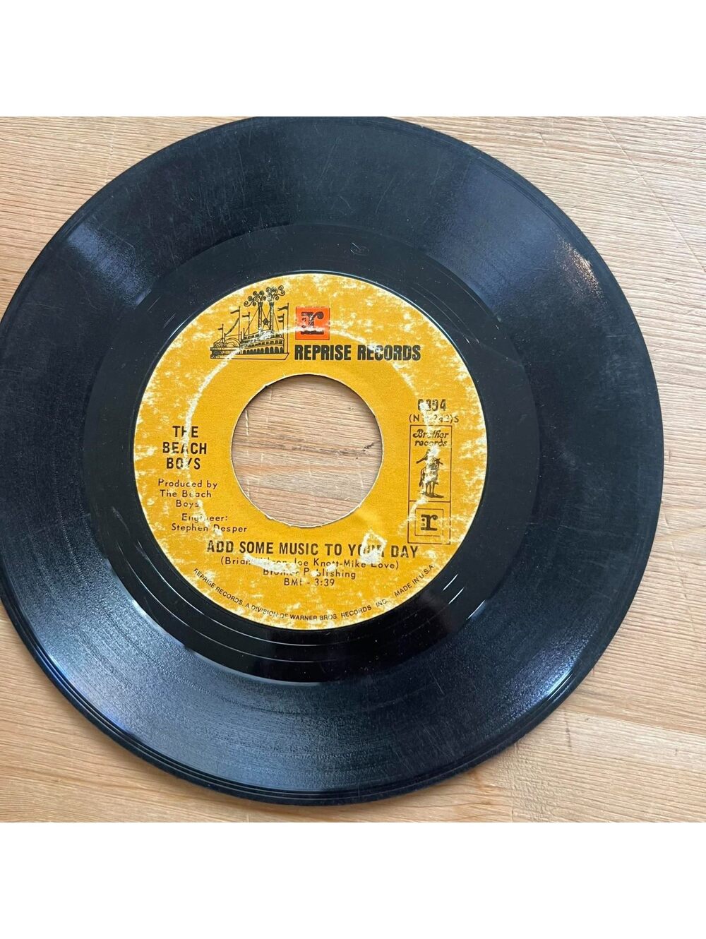 The Beach Boys - Add some Music to your Day/Susie Cincinnati 45rpm VG+ R19